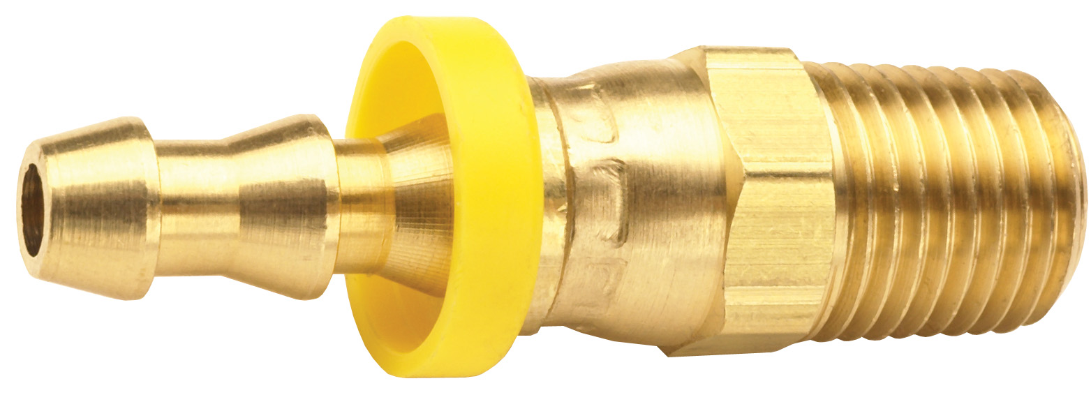 MALE NPTF SWIVEL X PUSH-ON HOSE BARB